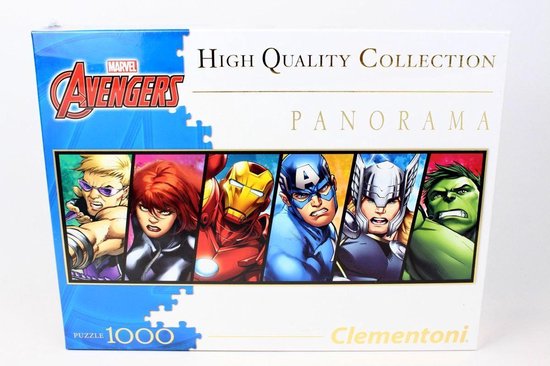 Clementoni Marvel Avengers - panorama - 1000 stukjes | bol.com