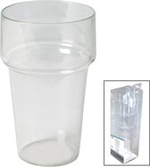 Bo-Camp Bierglas - Kunststof - 4 Stuks - 250 Ml