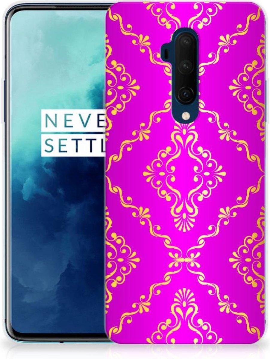 Siliconen Hoesje OnePlus 7T Pro Barok Roze