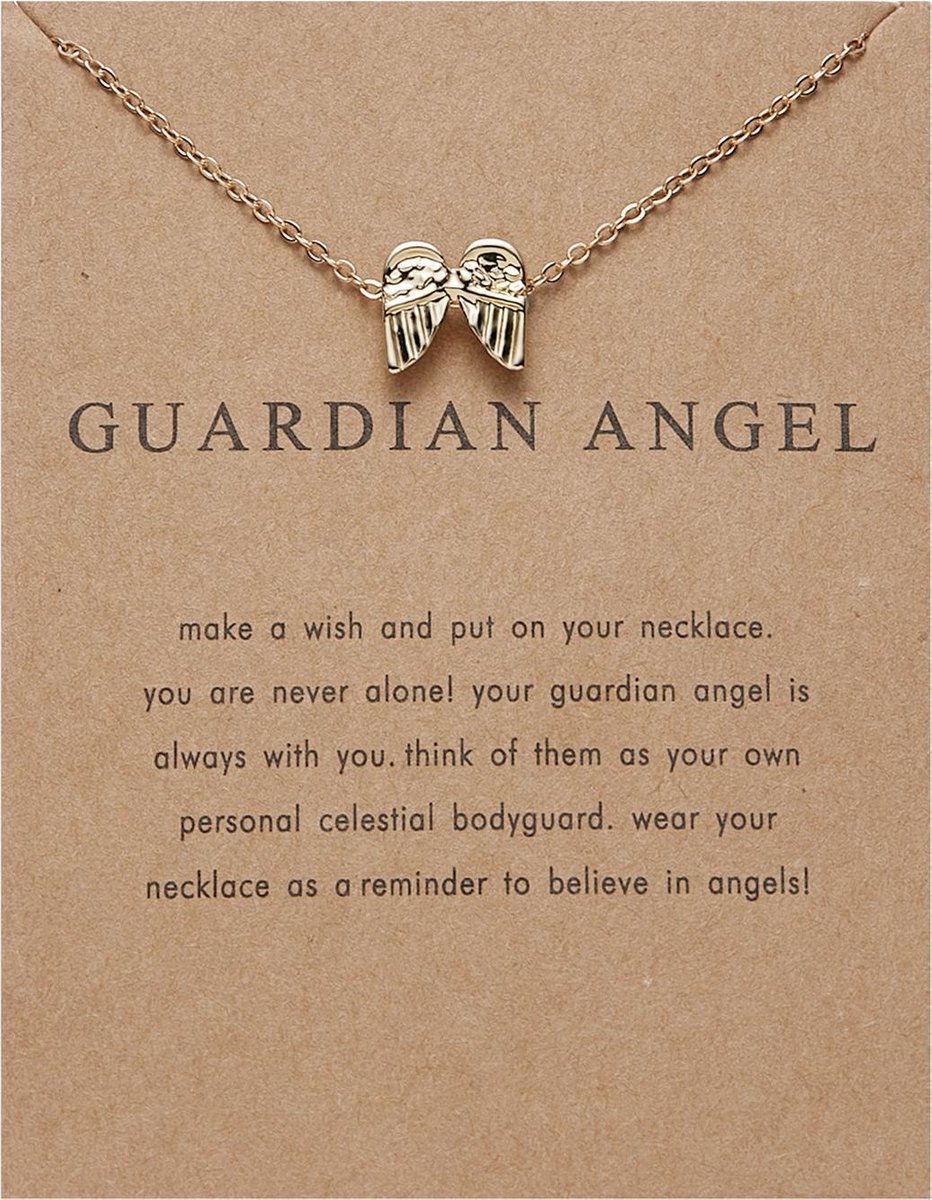 Kasey Guardian Angel Ketting - Vleugels aan hanger ketting