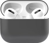 Apple Airpods Pro Siliconen - Case - Hoesje - Geschikt voor Apple Airpods Pro - Grijs