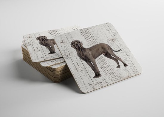 SPOTTED DOG GIFT COMPANY Houten Katten Onderzetters, Set van 6 Decoratieve Drankonderzetters met Houder, Schattige Woondecoratie voor Tafel en Keuken, Cadeaus voor Kattenliefhebbers - Bruin SPOTTED DOG GIFT COMPANY Houten Katten Onderzetters, Set van 6 Decoratieve Drankonderzetters met Houder, Schattige Woondecoratie voor Tafel en Keuken, Cadeaus voor Kattenliefhebbers - Bruin
