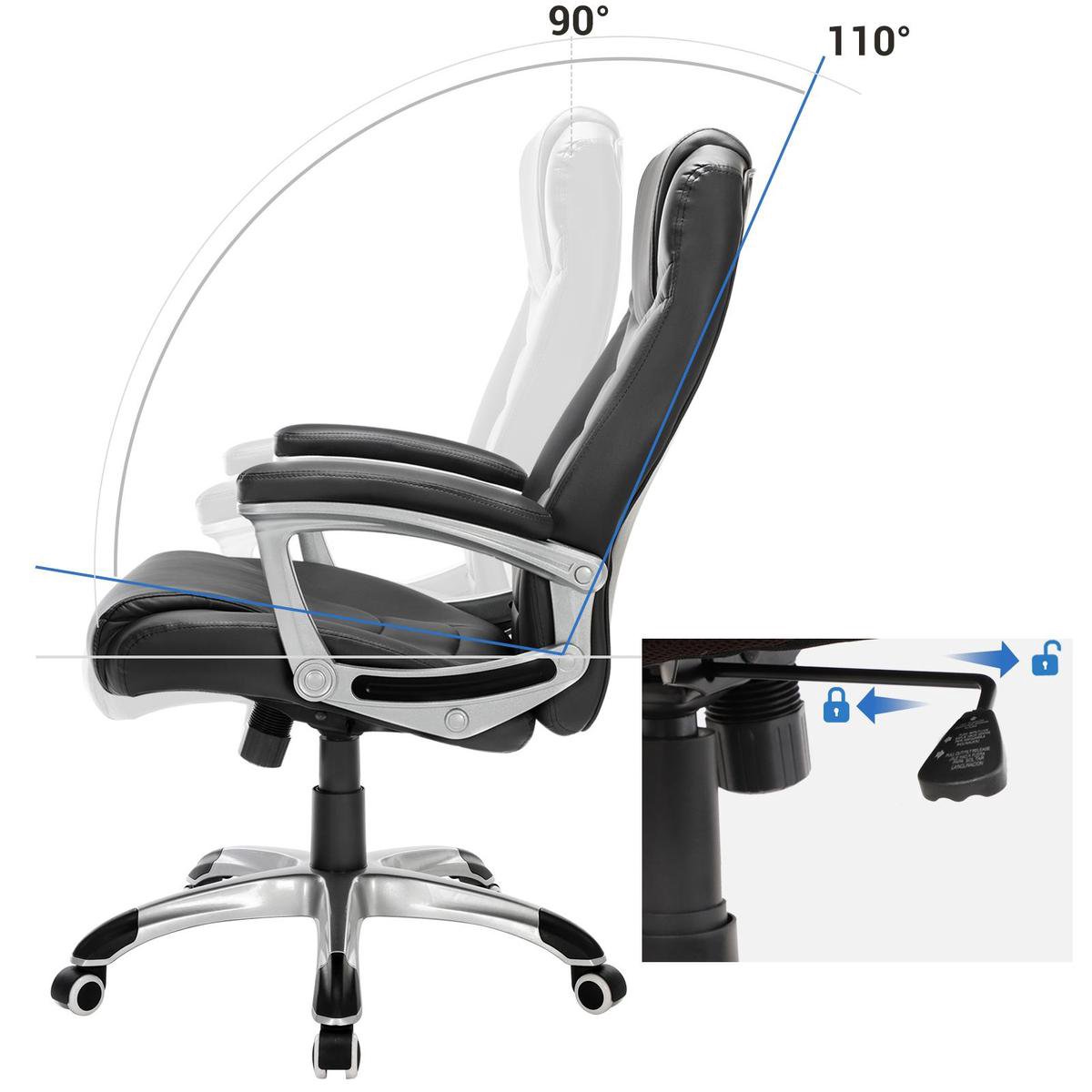 Songmics Ergonomische bureaustoel thumbnail 5