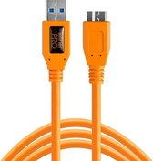Tether Tools TetherPro USB 3.0-A Micro-B 4,6m Oranje