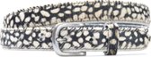 Moderiemen 3 cm dames riem cheetah 30254 - Maat 105 - Totale lengte riem 120 cm