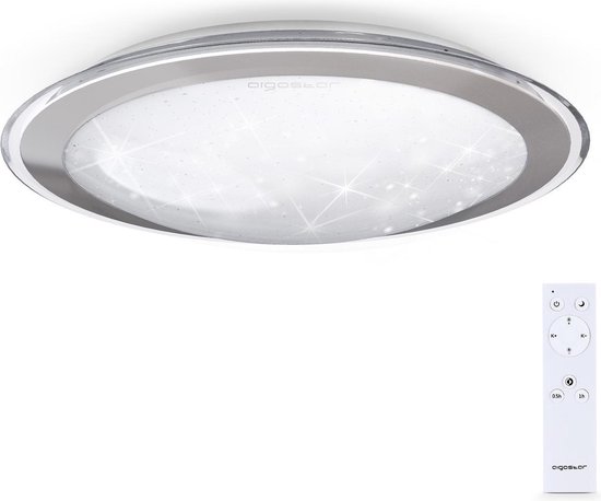 donderdag Geurig hier Aigostar LED Plafondlamp met afstandsbediening - ceiling lamp - warm tot  koelwit licht... | bol.com