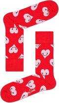 Happy Socks - Smiley Heart - Rood - Unisex - Maat 36-40