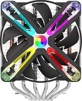 Zalman CNPS20X, High end dual tower RGB cooler / - 140mm adressable RGB fan (SF140) x 2 / - Patented corrugated fins for optimized cooling / - 6 heatpipes / - Advanced FDB bearing / - STC8 th