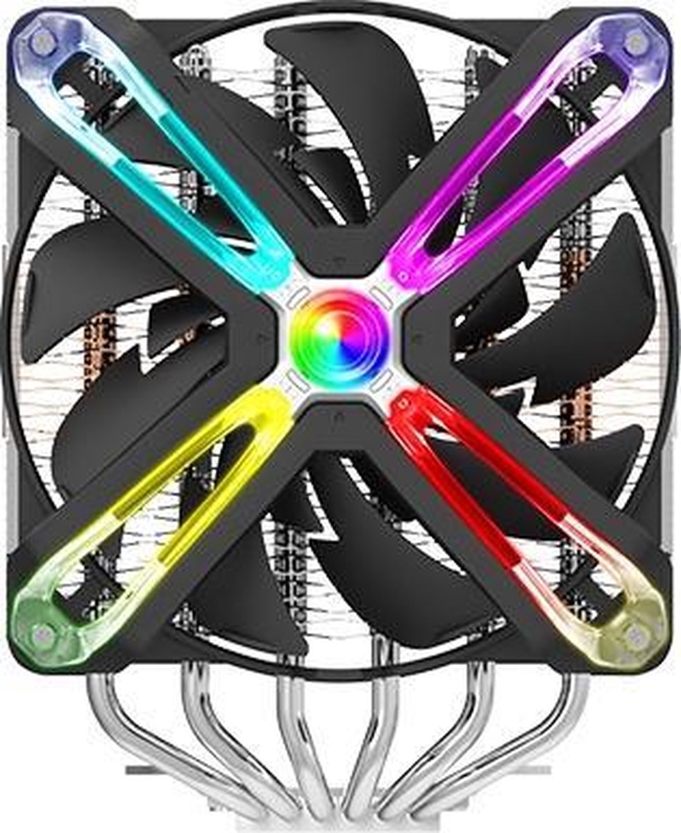 Zalman CNPS20X, High end dual tower RGB cooler / - 140mm adressable RGB fan (SF140) x 2 / - Patented corrugated fins for optimized cooling / - 6 heatpipes / - Advanced FDB bearing / - STC8 thermal compound included / - TDP 300