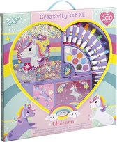 Totum Unicorn teken- schilder- en kleur set Creativity XL - Junior 50-delig - cadeau tip creatief