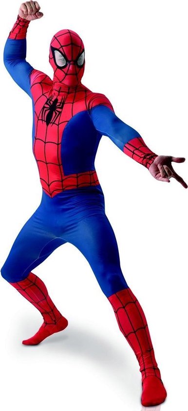 scherm reservering erwt Spider-Man Deluxe Kostuum (Volwassenen) Maat Large (52-54) -  Carnavalskleding | bol.com