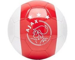 foto van Ajax-minibal wit-rood-wit