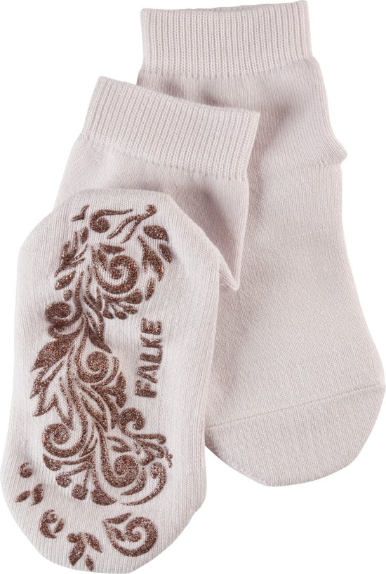 FALKE Cuddle Pads Chaussons Chaussettes Femme - Picots Antidérapants, Laine Chaude Et Respirante, 1 Paire