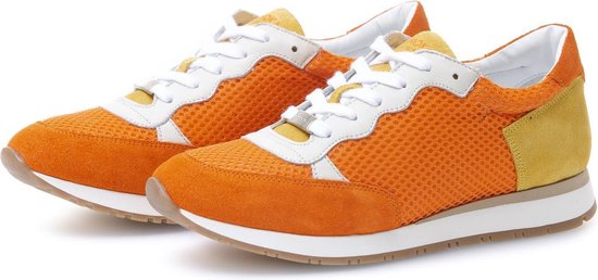KUNOKA Kay bright orange - Sneakers Dames - maat 38 - Oranje | bol.com