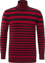 YCLO Knit Striped Light Red/Black