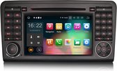 Voltario® 7 "Android 9.0 Autoradio met navigatie, bluetooth en DVD. Autonavigatie voor Mercedes ML / GL klasse W164 X164