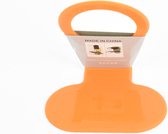 Doodadeals® | telefoonhouder voor stopcontact | mobielhouder voor aan het stopcontact | Oranje