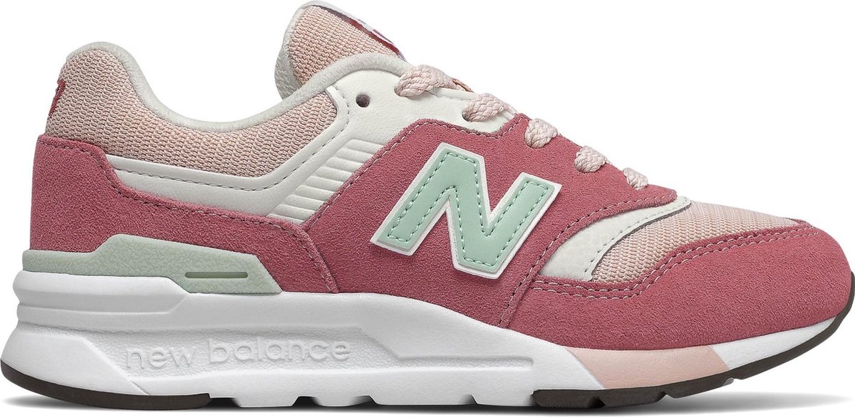 New Balance 997 Sneaker Junior Sneakers - Maat 35 - Meisjes -  Roze/wit/groen | bol
