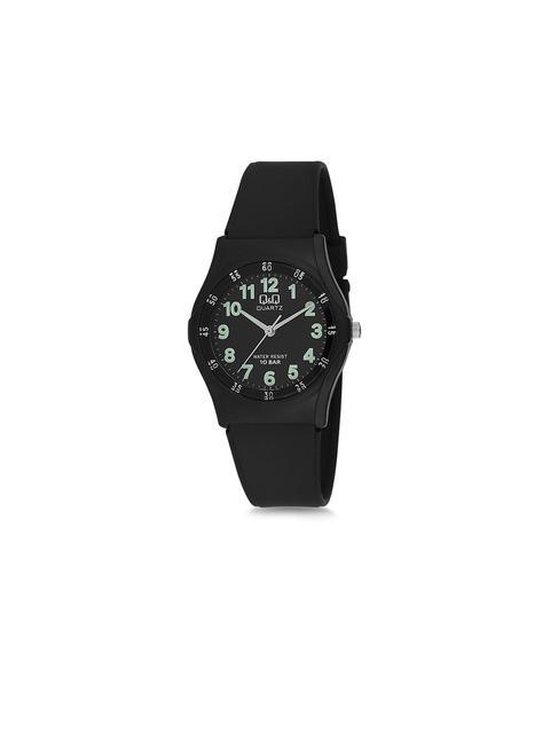 Q&Q Orologio per bambini, in silicone, con fibbia ad ardiglione, analogico, al, Lilla, Classico