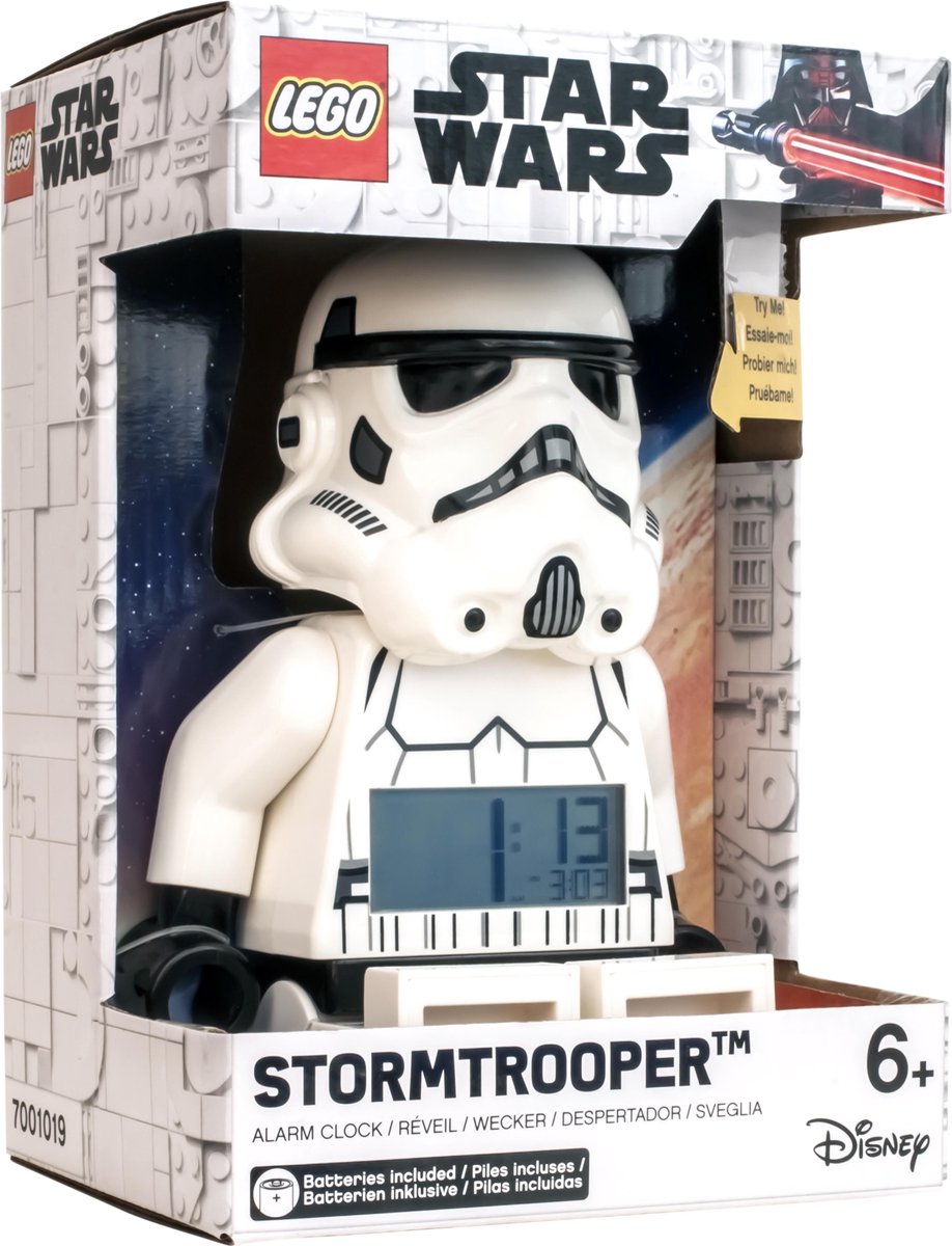 LEGO Réveil Figurine Stormtrooper Star Wars sur Socle avec Sons  caractéristiques 9004032