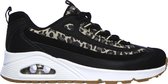 Skechers Uno - Wild Streets Dames Sneakers - Black/Leopard - Maat 36
