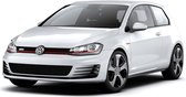 Blanco Sideskirts set passend voor Volkswagen Golf VII 2012-2017 'GTi-Look' (PP)