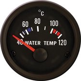 AutoStyle Performance Instrument Zwart Watertemperatuur 40-120C 52mm