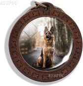 Akyol - Duitse herder Sleutelhanger - Hond sleutelhanger - Sleutelhanger hond - Dieren - Huisdier cadeau - Honden - Dogs keychain - Hondenaccessoires - Hondenspeelgoed