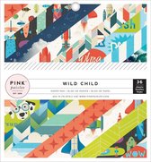 Pink Paislee - Paperpad - Wild Child II - 15x15cm