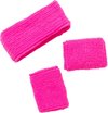 Folat - Zweetbandjes Neon Roze (per set)