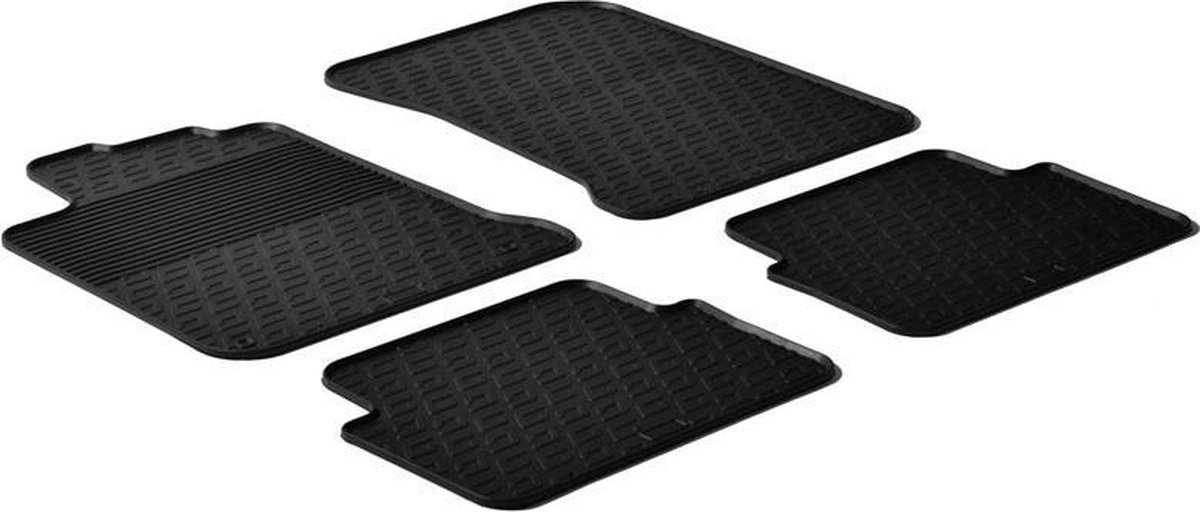 Gledring Rubbermatten passend voor Renault Laguna III 2007- (G profiel 4-delig)