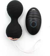 Rimba Toys Rimba Cannes oplaadbare vaginaballen met remote control - zwart