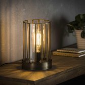 LifestyleFurn Tafellamp 'Douwe' kleur Brons antiek