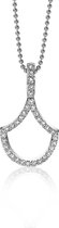 ZINZi zilveren hanger 28mm open fantasie vorm luxe hangoog ZIH1946