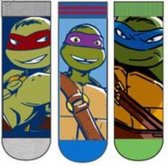 Teenage Mutant Ninja Turtles - Sokken - Per 3 Paar Verpakt - 1 Paar Raphael, 1 Paar Donatello & 1 Paar Leonardo - Maat 23 - 26