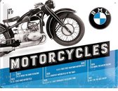 Wandbord – BMW Motorcycles - 30x40 cm