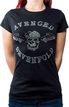 Avenged Sevenfold Dames Tshirt -XXL- Death Bat Zwart