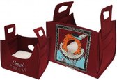 Croci kattenmand popcat koning bordeaux 35x25x30 cm