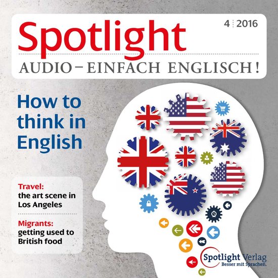 Englisch lernen Audio - Auf Englisch denken - cover