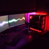 PC led strip set 5 meter RGB Basic