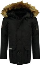 Geographical Norway Heren Parka jas Airline zwart