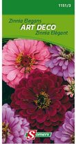 Somers zaden - Zinnia Elegans - Art Deco