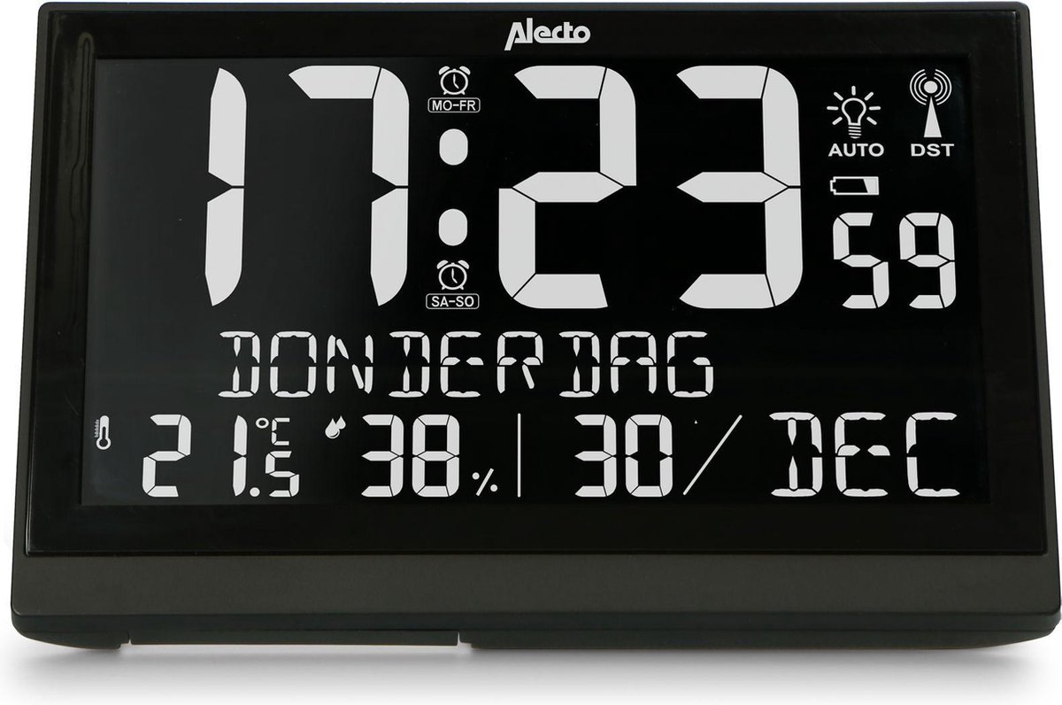 Alecto AK70 Grote digitale klok met thermometer en