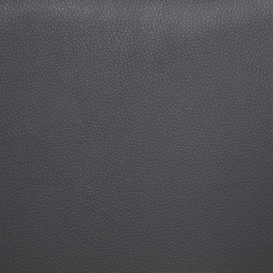 vidaXL Bankje 139,5 cm kunstleer grijs