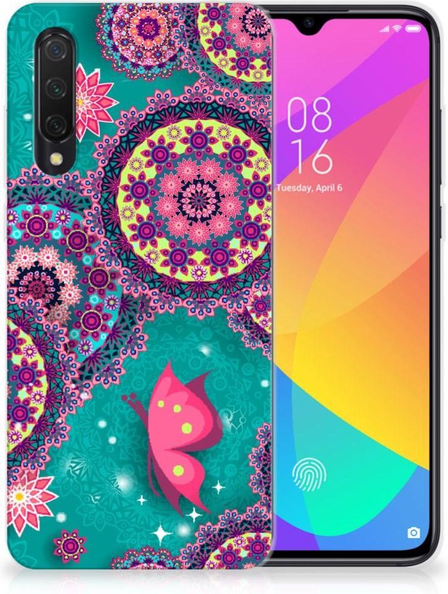 Xiaomi Mi 9 Lite Hoesje maken Cirkels en Vlinders