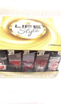 Display van 50 aanstekers  - Rood