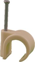 Clip à clous MEPA SP, plastique, diam 16-19 mm, rond (câble v / rond)