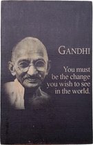 Tekstblok Quote  "You must be change (Gandhi)"