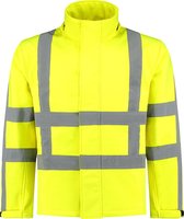 EM Traffic Softshell Jas RWS Geel - Maat XL