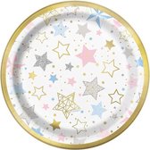 Haza Original Feestbord Twinkle Little Star 18 Cm 8 Stuks